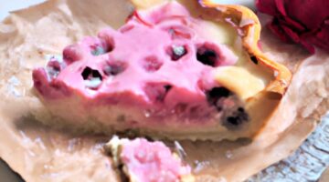 Zapečený lilový květák s cizrnou