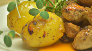 Kuře s bylinkovou nádivkou