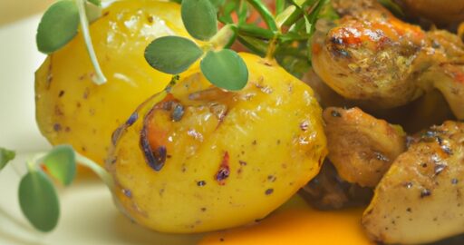 Kuře s bylinkovou nádivkou