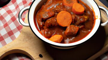 Guláš z čočky s bramborami