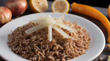 Kushari – egyptská drapovaná směs.