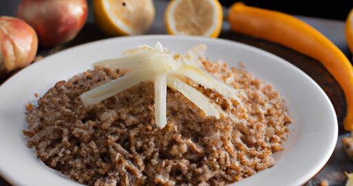 Kushari – egyptská drapovaná směs.