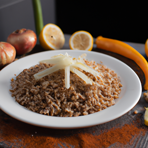 Kushari – egyptská drapovaná směs.