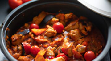 Kuřecí ratatouille s česnekem a bylinkami