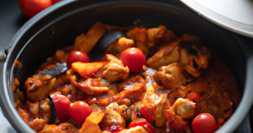 Kuřecí ratatouille s česnekem a bylinkami