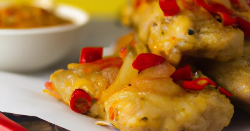 Sate ayam – indonéská kuřecí špíza.