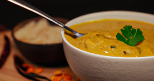 Rajčatový dahl s kokosem a chilli