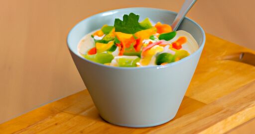 Cizrna se zeleninou a jogurtem
