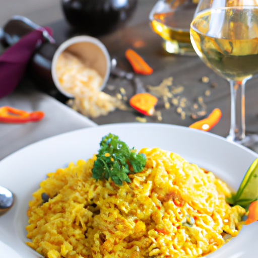 Rizotto s hříbky a šafránem.