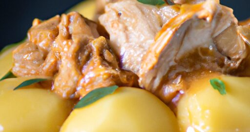 Kuřecí bobó s yuca placioky