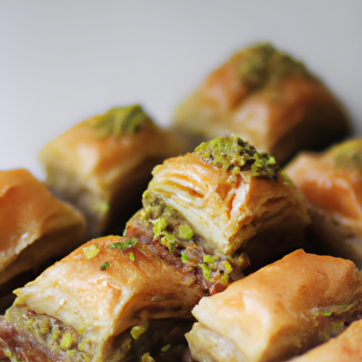 Baklava se datlemi a pistáciemi