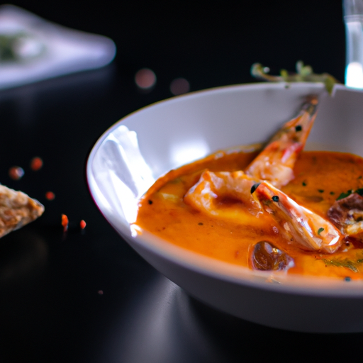 Bouillabaisse rybí polévka s krutony