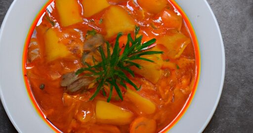 Hospodský guláš z hovězího.