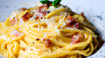 Klasické italské špagety carbonara