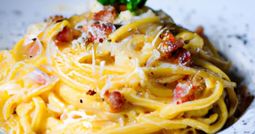 Klasické italské špagety carbonara