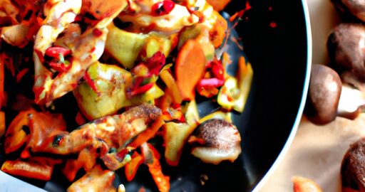 Kuřecí těstoviny se zeleninou