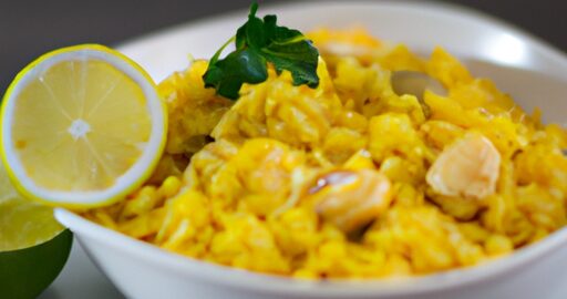 Kuřecí paela s kokosem