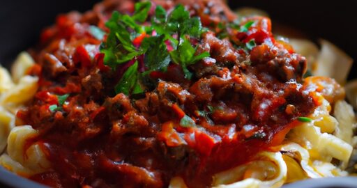 Kančí ragú s těstovinami