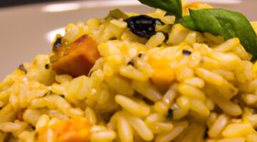 Rizotto s houbami a parmazánem