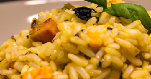 Rizotto s houbami a parmazánem