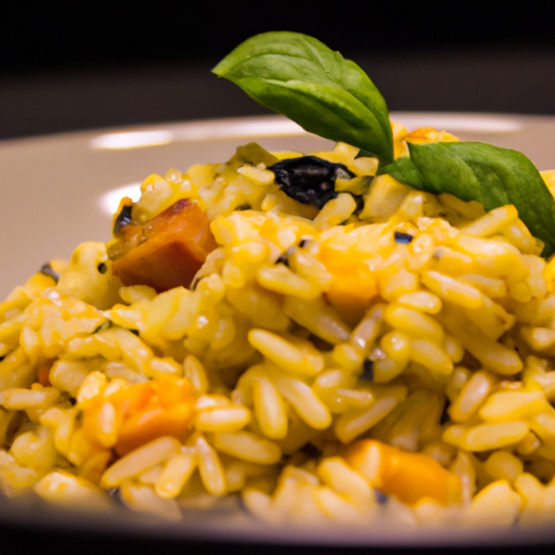 Rizotto s houbami a parmazánem