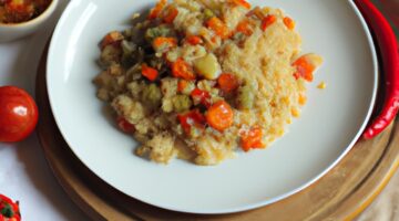 Couscous s rajčaty a cizrnou.