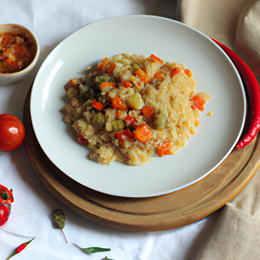 Couscous s rajčaty a cizrnou.