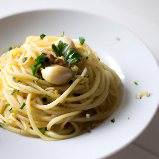 Špagety aglio e olio.