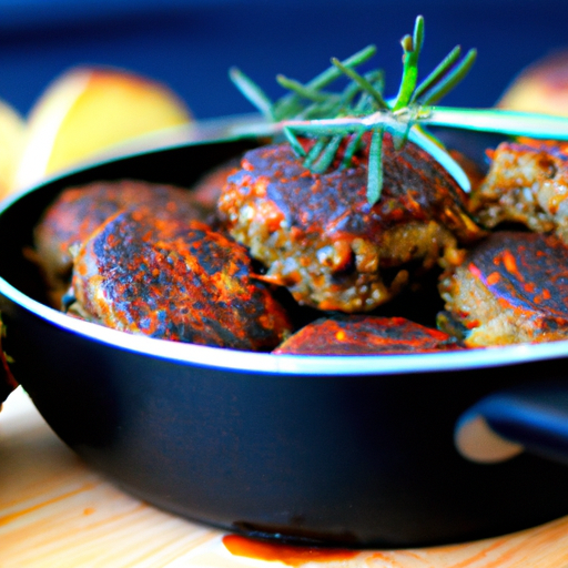 Pečený krůtí plátek se šalvějí.