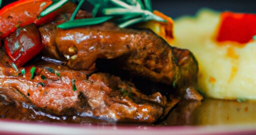 Kuřecí steak s bramborovou kaší