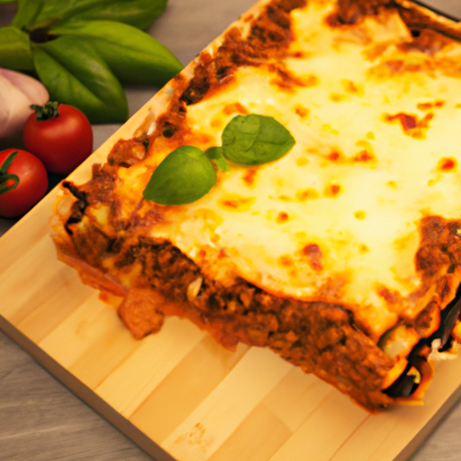 Lasagne bolognese s bílou omáčkou