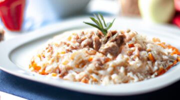 Risotto s houbovým ragú