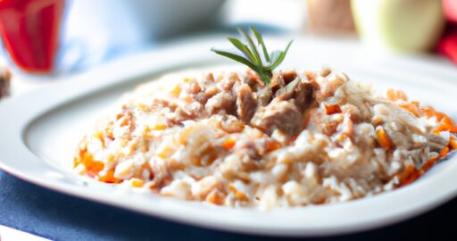 Risotto s houbovým ragú