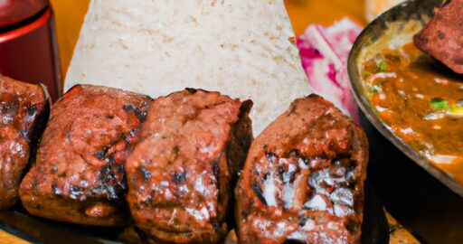 Churrasco na grilu s picanhou.