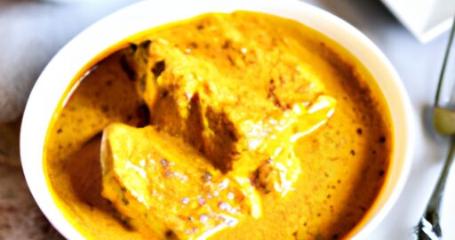 Kuřecí červený kari s kokosem.