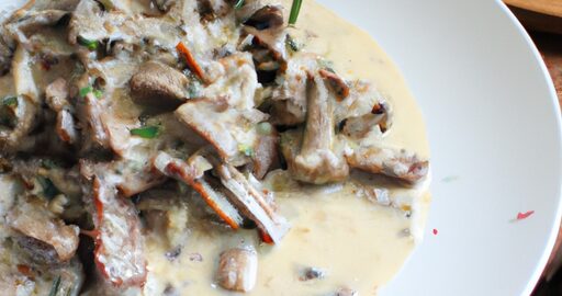 Kuřecí paupiette with mushroom sauce