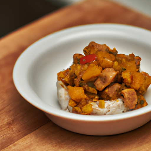 Rýžová plněná paprika s hráškem