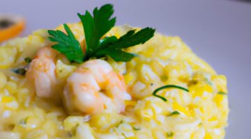 Risotto se šunkou a hráškem