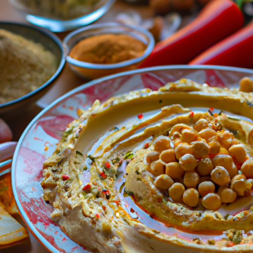 Hummus s cizrnou a sezamem