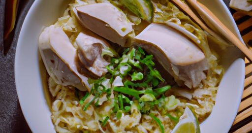 Kuřecí pho polevka s nudlemi