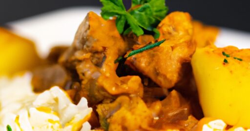 Kuřecí korma s batáty