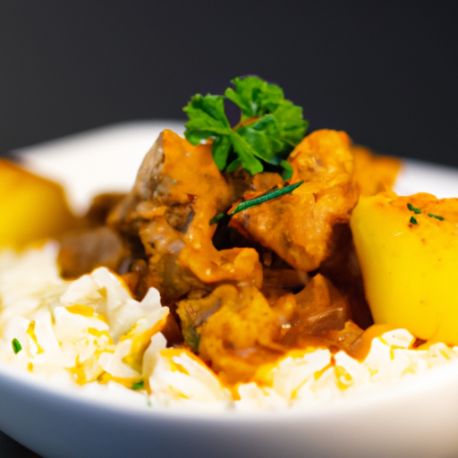 Kuřecí korma s batáty