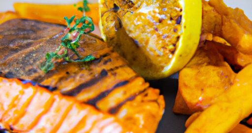 Ryba na grilu s tropickou omáčkou