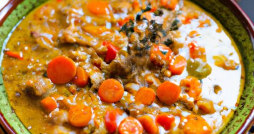 Kari z červené čočky s bramborami