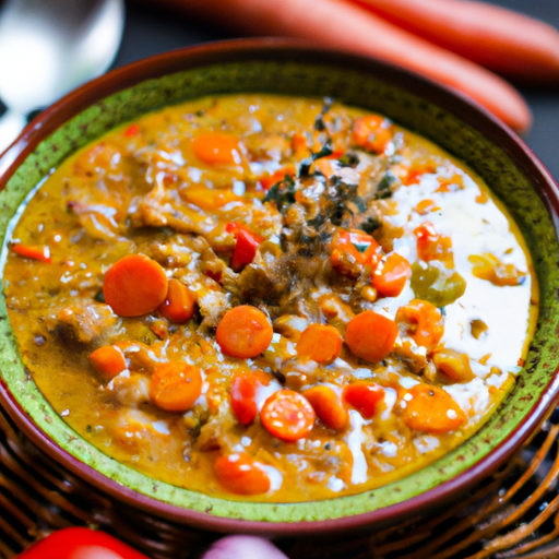 Kari z červené čočky s bramborami