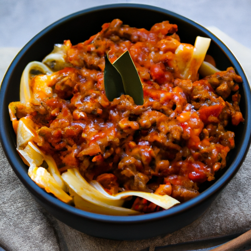 Vepřové ragú s houbovou omáčkou.