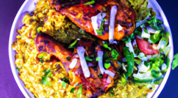 Kuře tandoori s rýží basmati