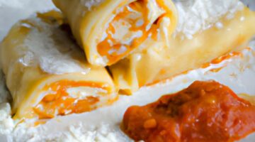 Canneloni s ricottou a špenátem.