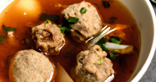 Bakso – indonéský masový polévka.