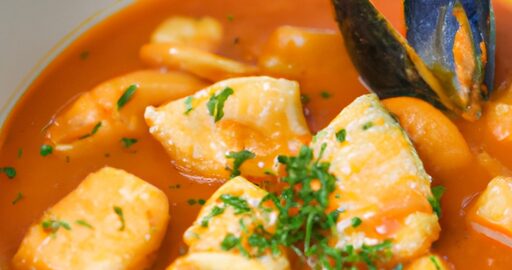 Bouillabaisse s rýží a zeleninou